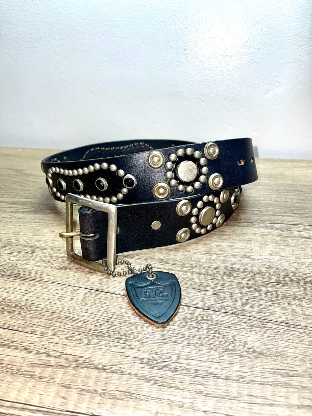 HTC Crafted in Italy Vintage Rock Leahter Belt